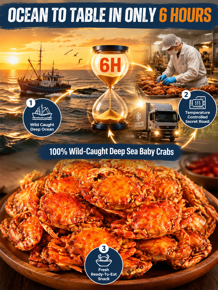 【0 Fat, High Protein】Crispy, Sweet, and Spicy Crab