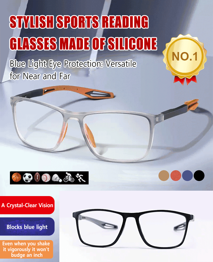 Ultra-light and comfortable anti-blue light presbyopia glasses