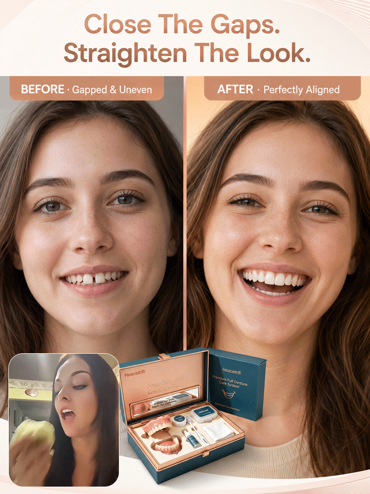 Obtain American Dental Association (ADA) Certification  Medical Full Denture with Strong Suctiond