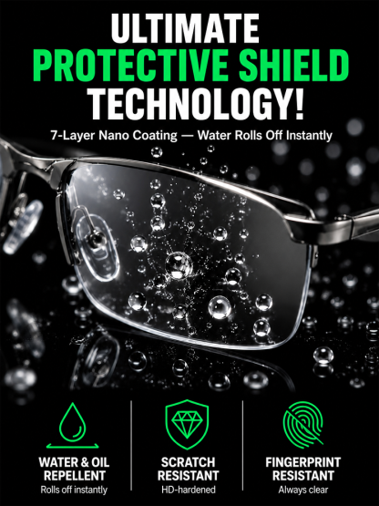Smart photochromic variable focus multifunctional reading glasses