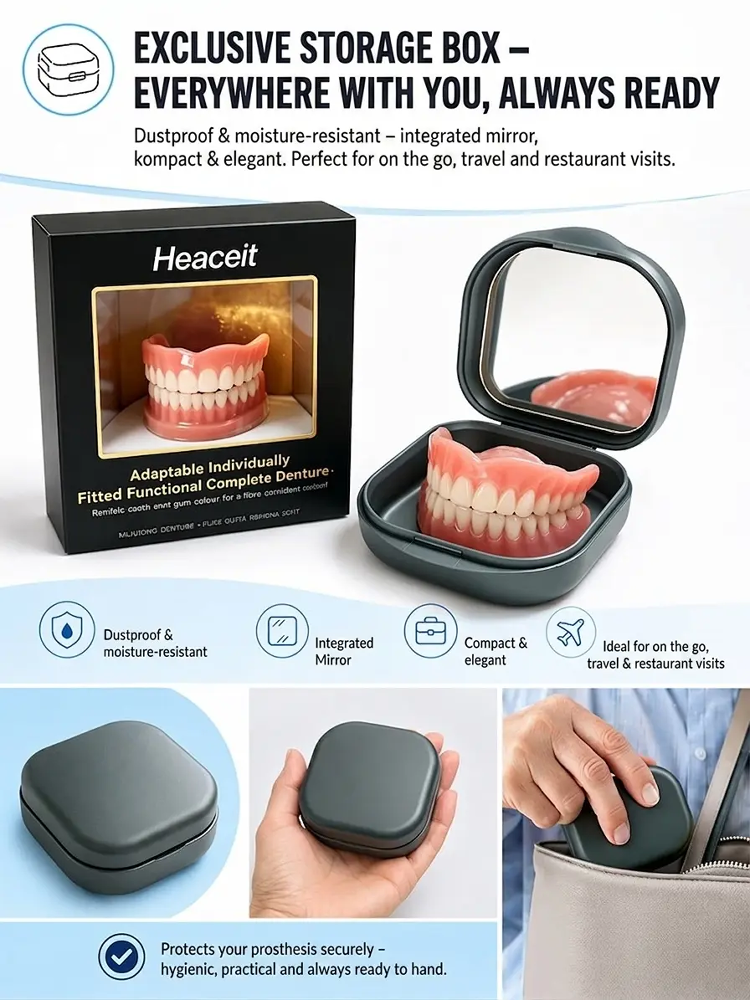 Portable denture case