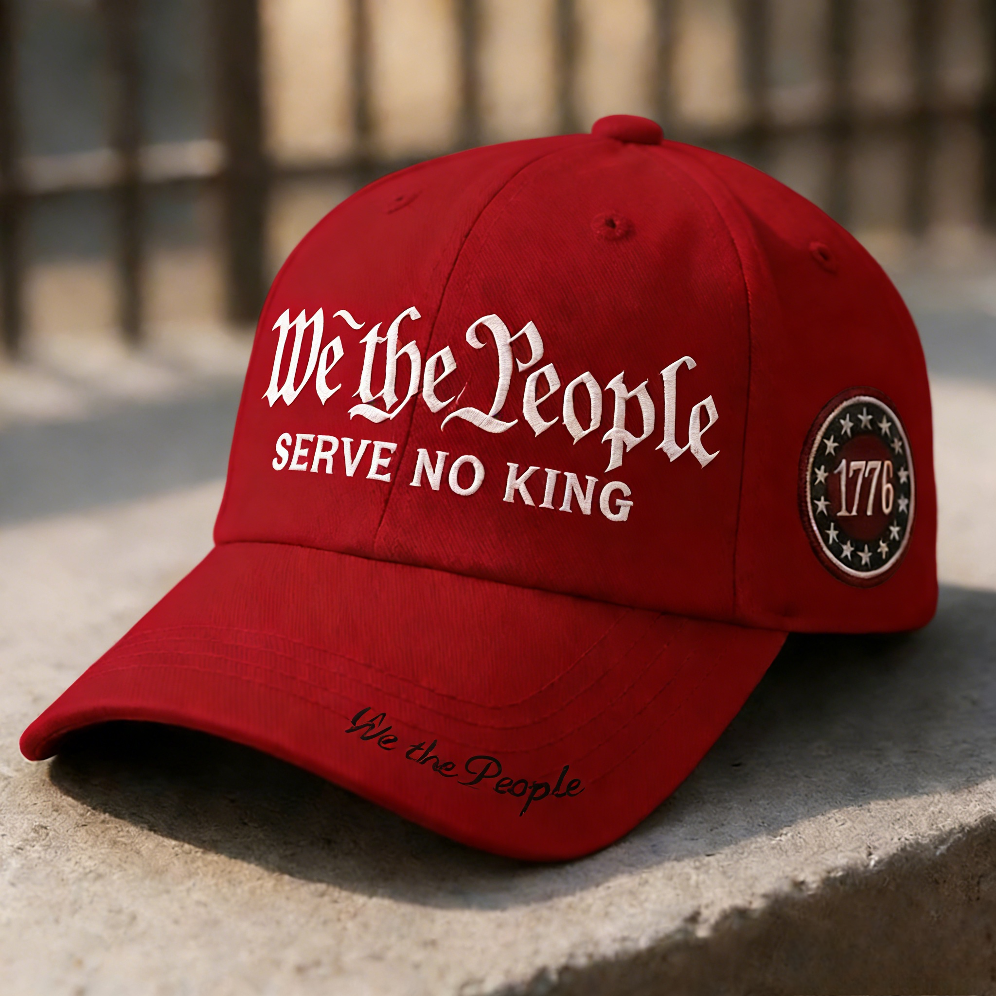 🔥LAST DAY 70% OFF-2026 We The People 《SERVE NO KING》 Vintage Baseball Cap