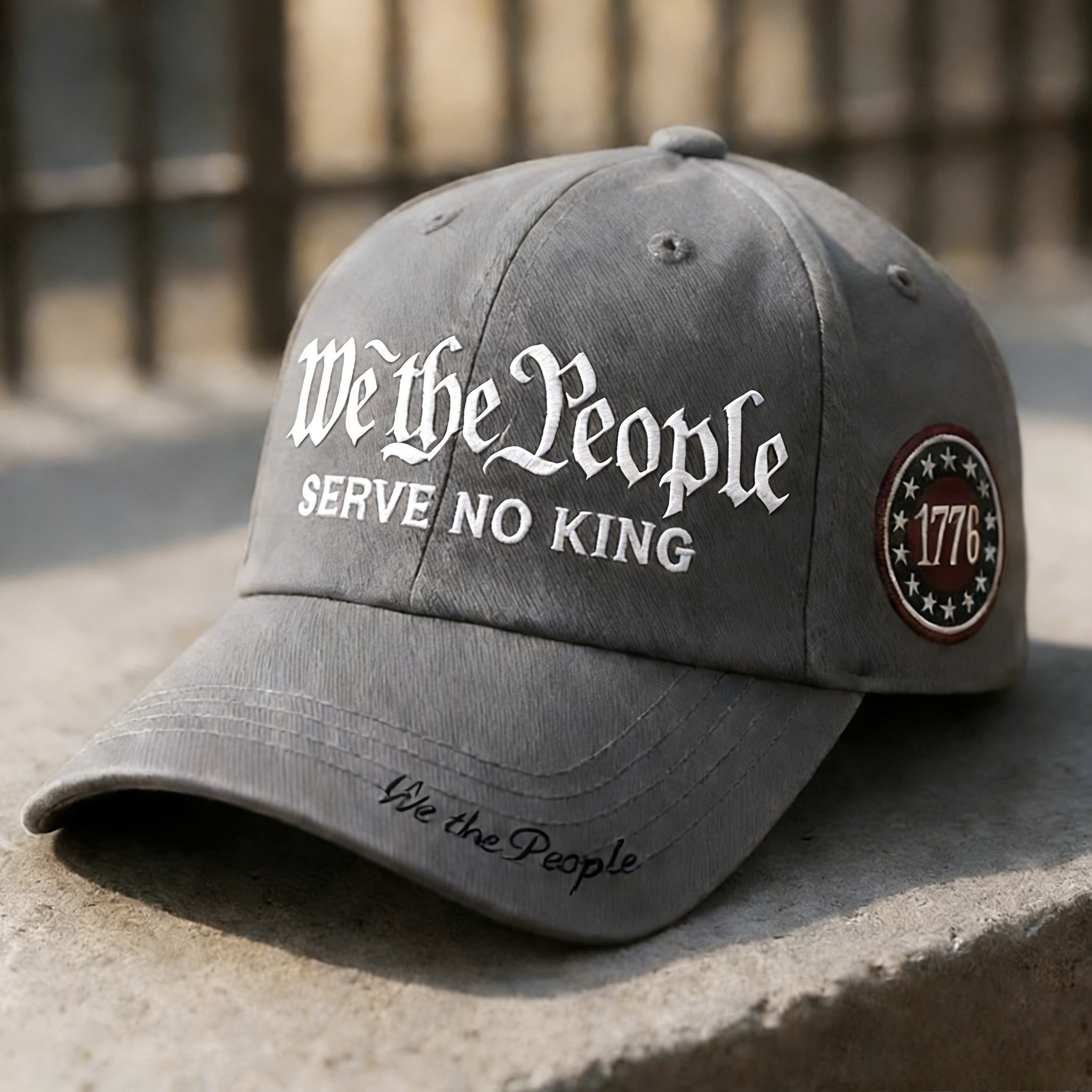 🔥LAST DAY 70% OFF-2026 We The People 《SERVE NO KING》 Vintage Baseball Cap