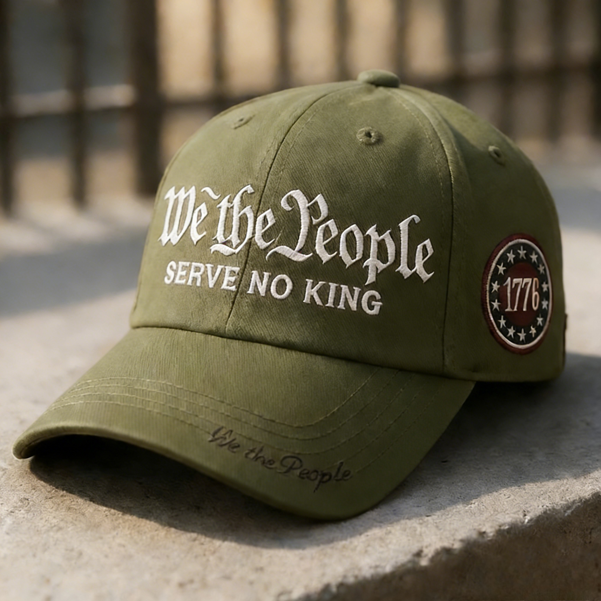 🔥LAST DAY 70% OFF-2026 We The People 《SERVE NO KING》 Vintage Baseball Cap
