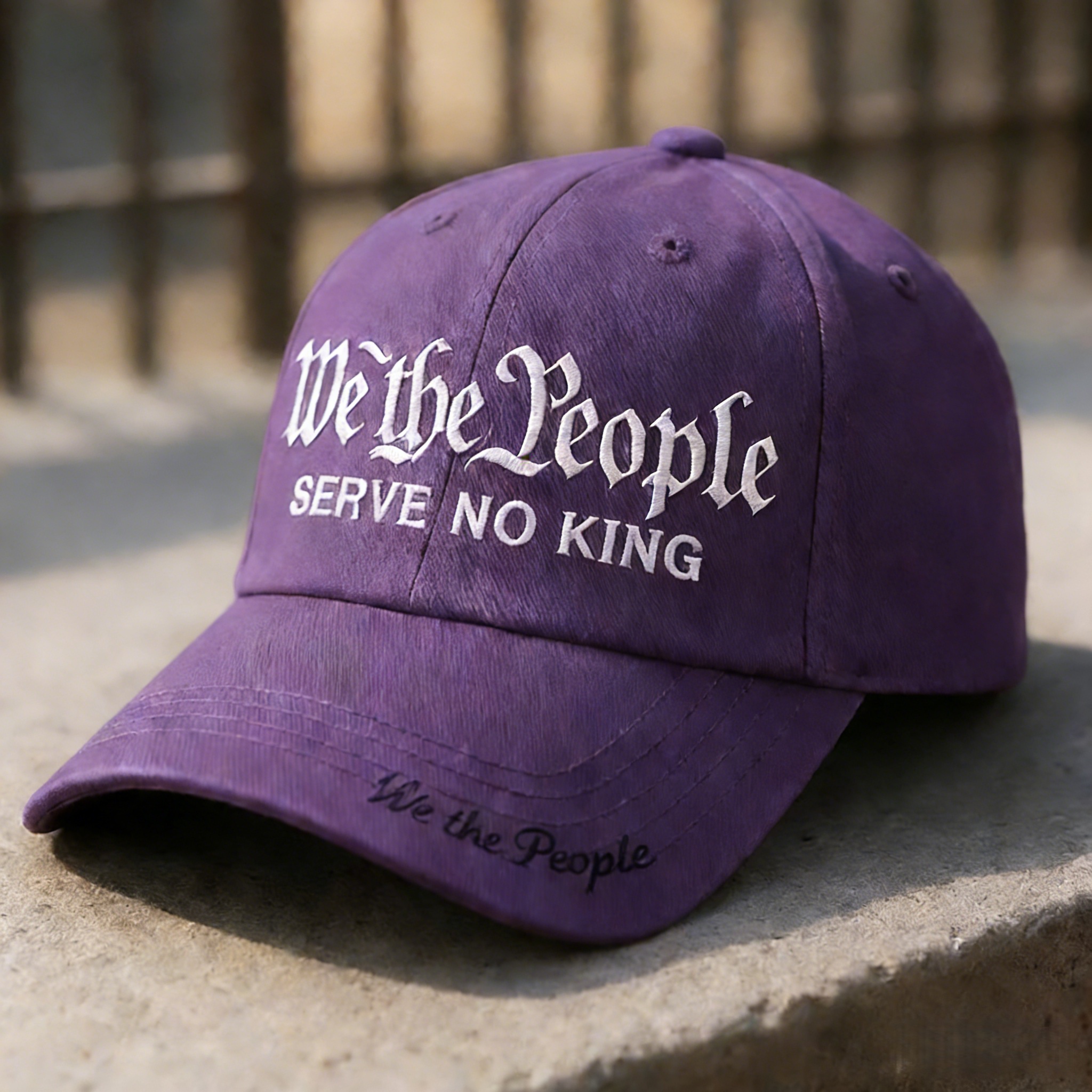 🔥LAST DAY 70% OFF-2026 We The People 《SERVE NO KING》 Vintage Baseball Cap