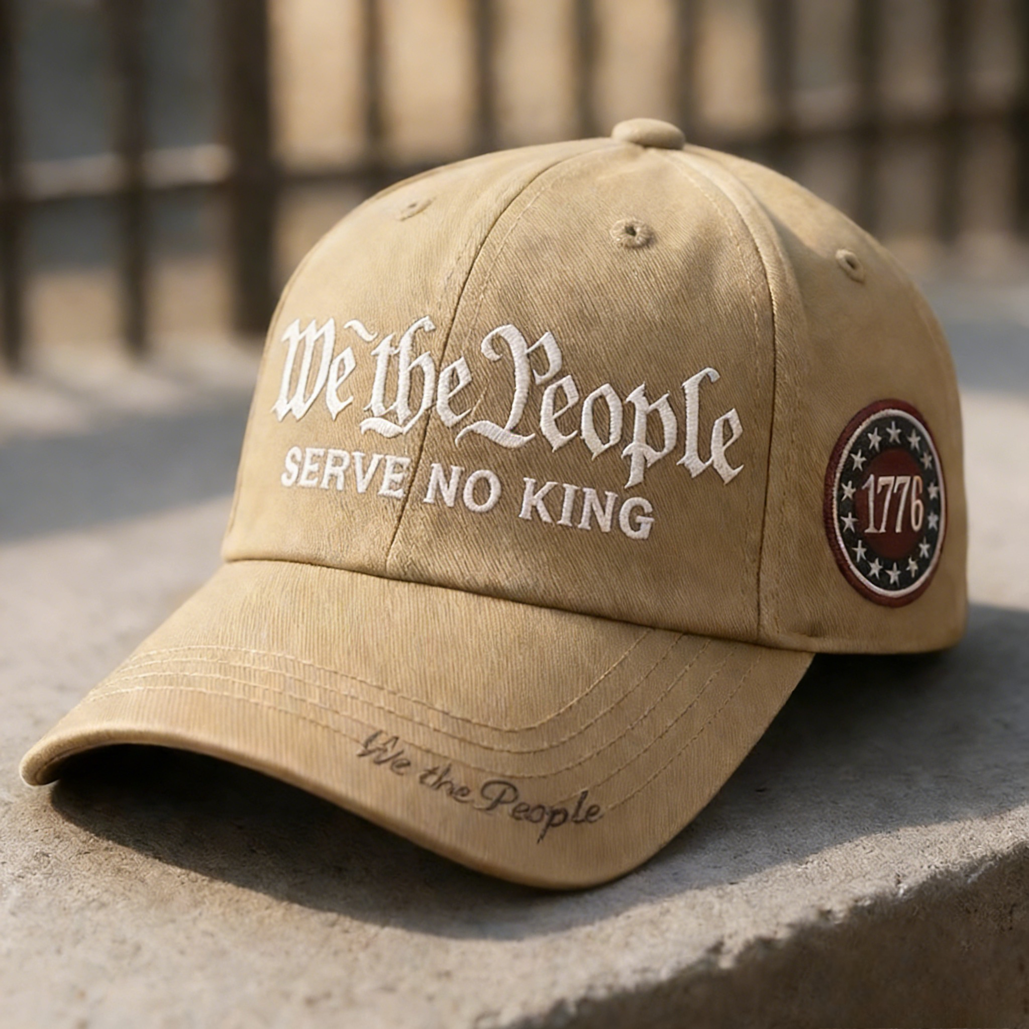 🔥LAST DAY 70% OFF-2026 We The People 《SERVE NO KING》 Vintage Baseball Cap
