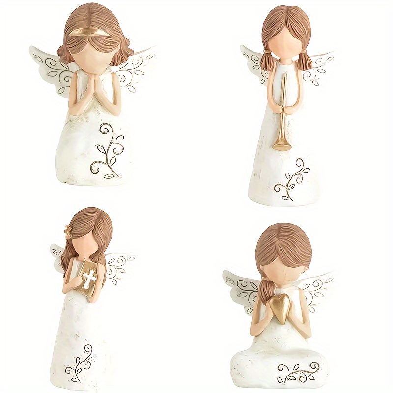 Elegant Angel Statue Set – Bring Peace and Blessings to Your Home