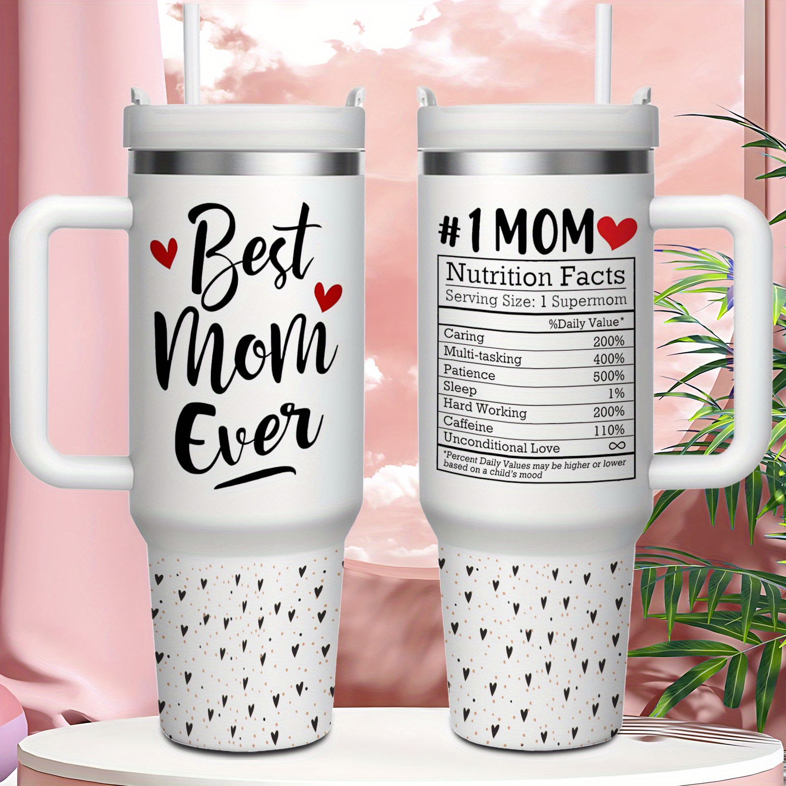 40oz Insulated Mom Tumbler – Perfect Mother’s Day Gift