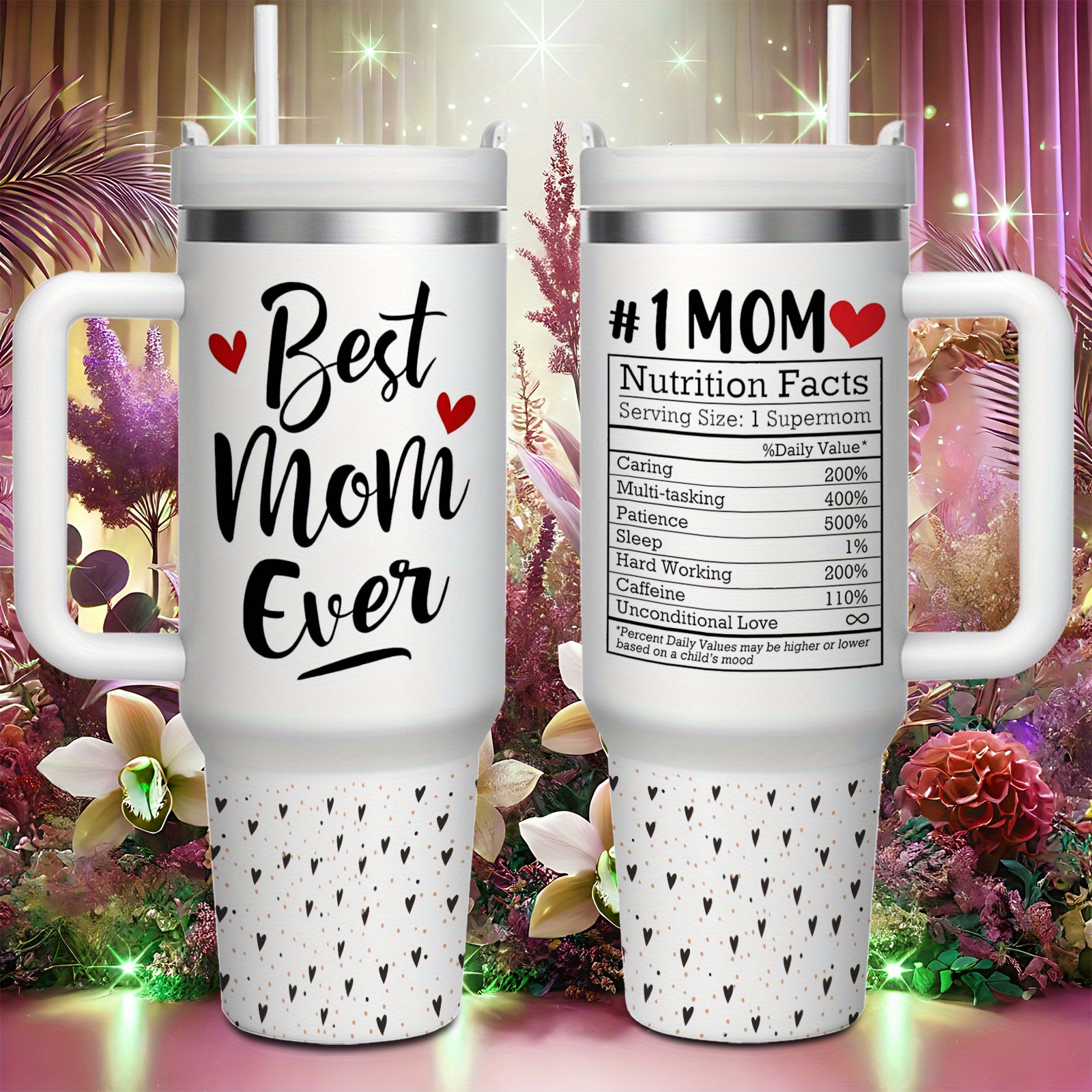 40oz Insulated Mom Tumbler – Perfect Mother’s Day Gift