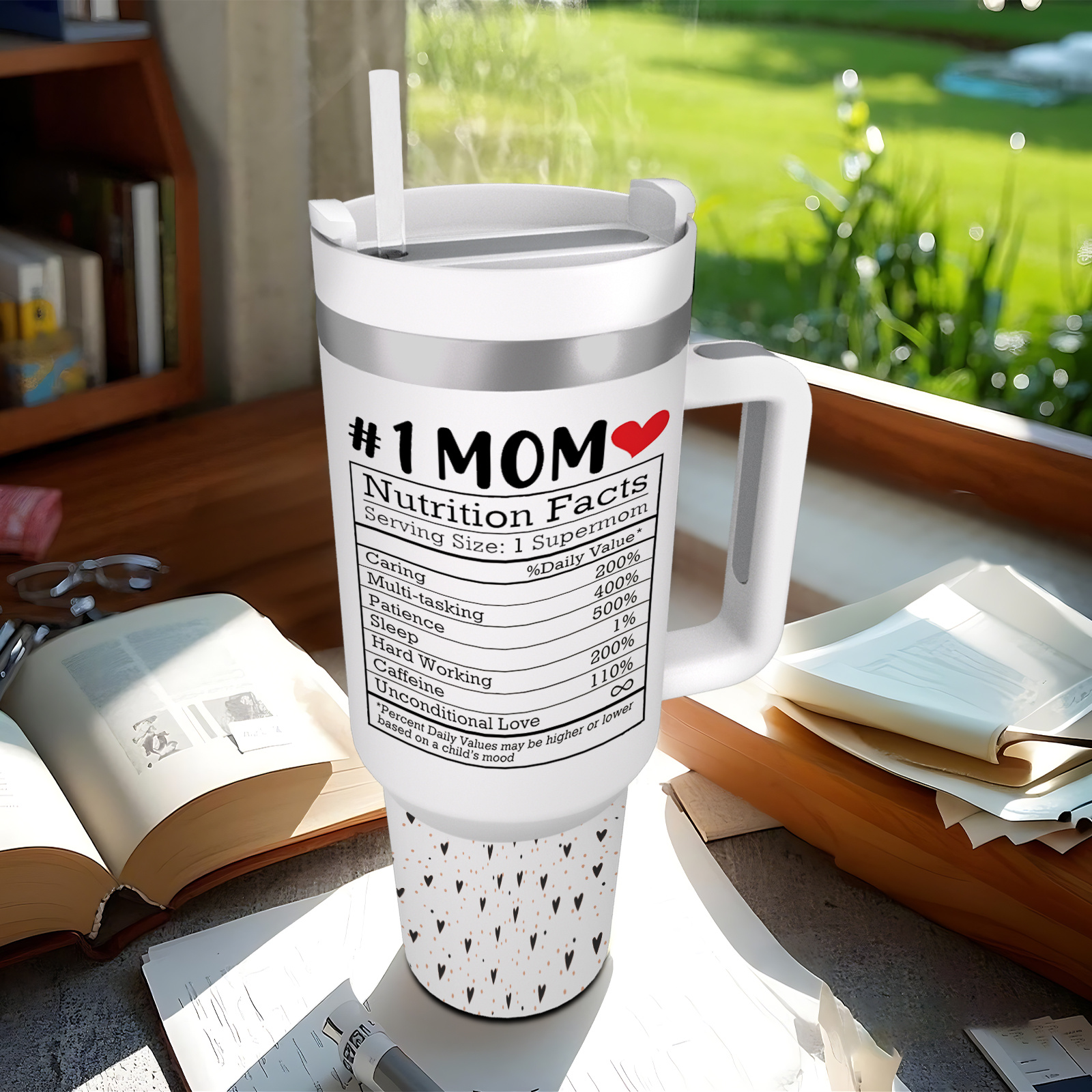 40oz Insulated Mom Tumbler – Perfect Mother’s Day Gift