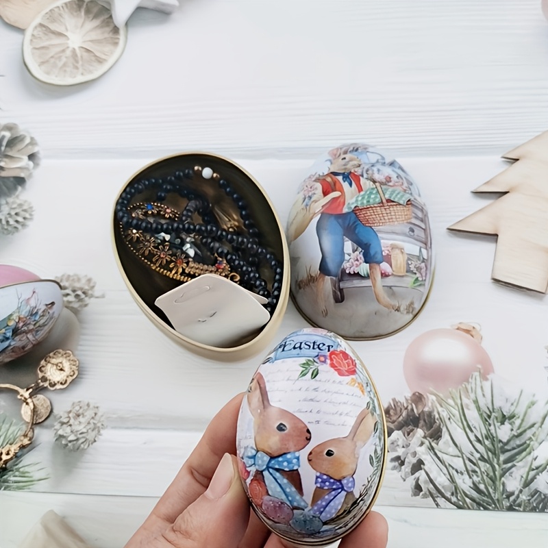 6pcs Easter Candy Gift Boxes - Bunny & Egg Designs