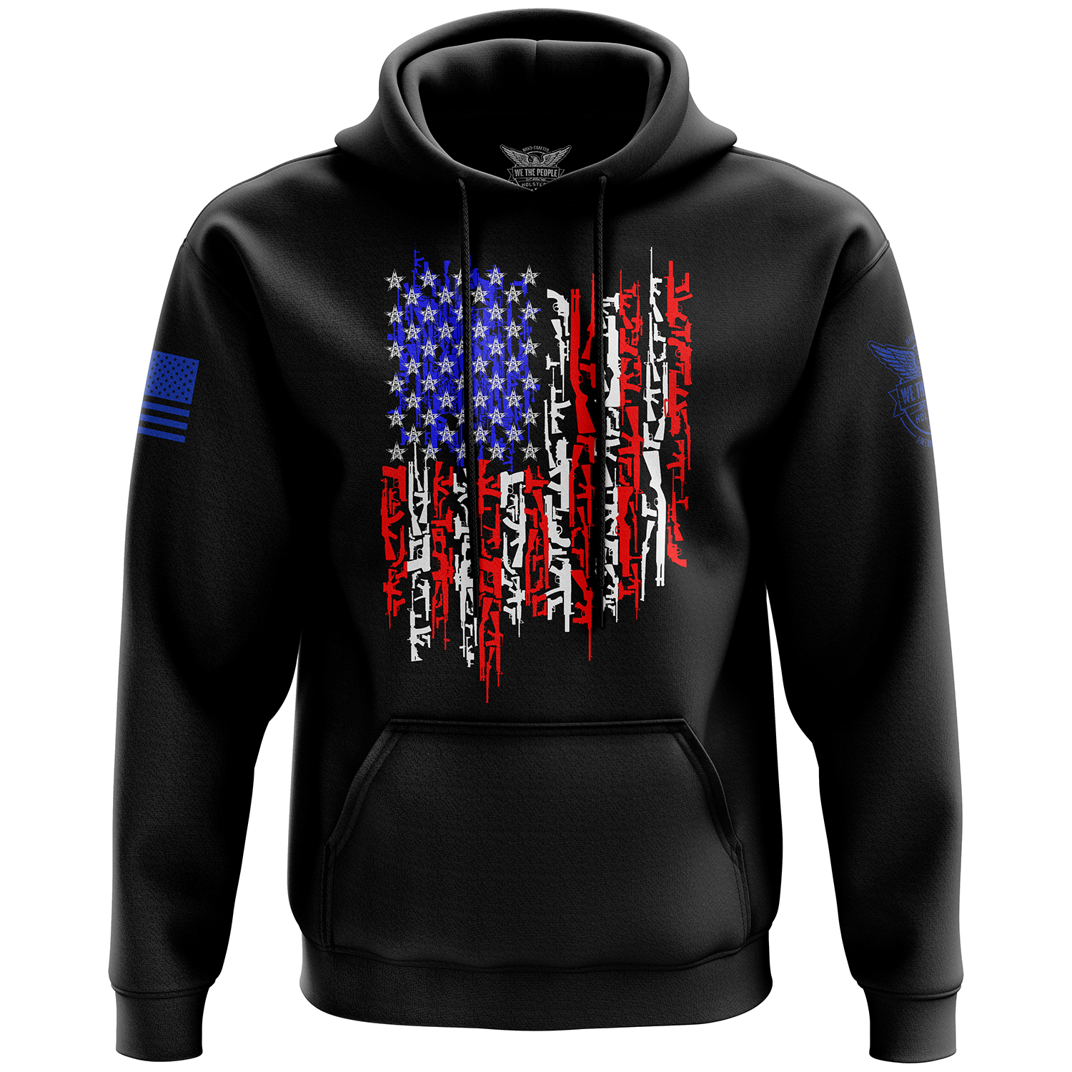 American Flag In Guns 2.0 Hoodie