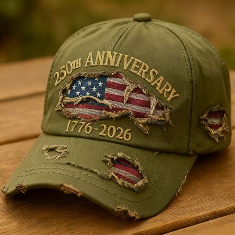 250th Anniversary Vintage Baseball Cap (1776–2026)