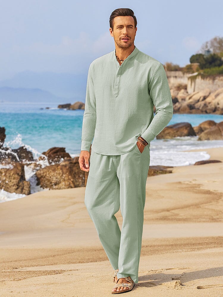 Men's casual two piece suit