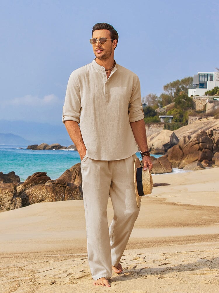 Men's casual two piece suit