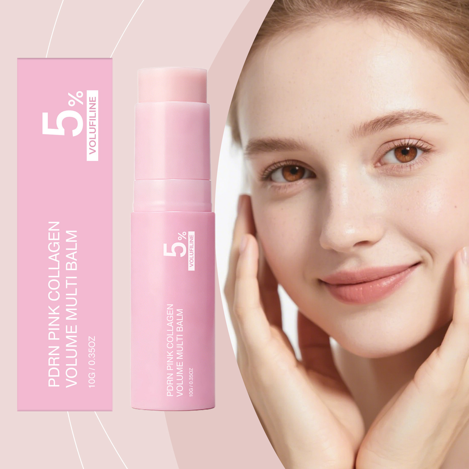 Multi-effect moisturizing stick, creamy texture, gentle and long-lasting pre-makeup moisturizing skincare balm.