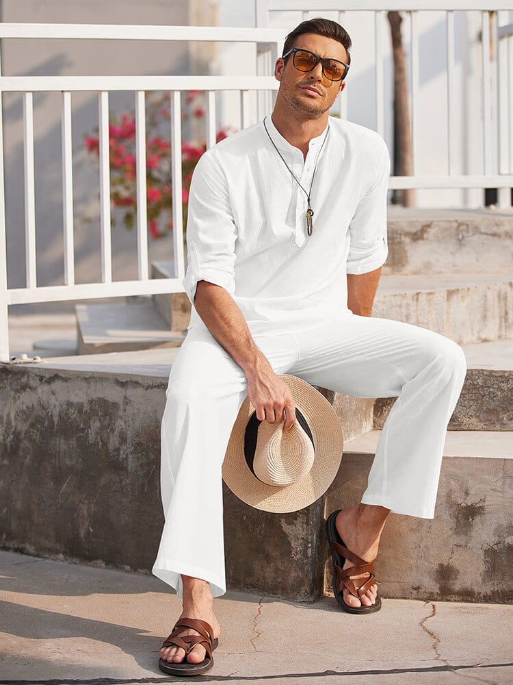 Men's casual two piece suit