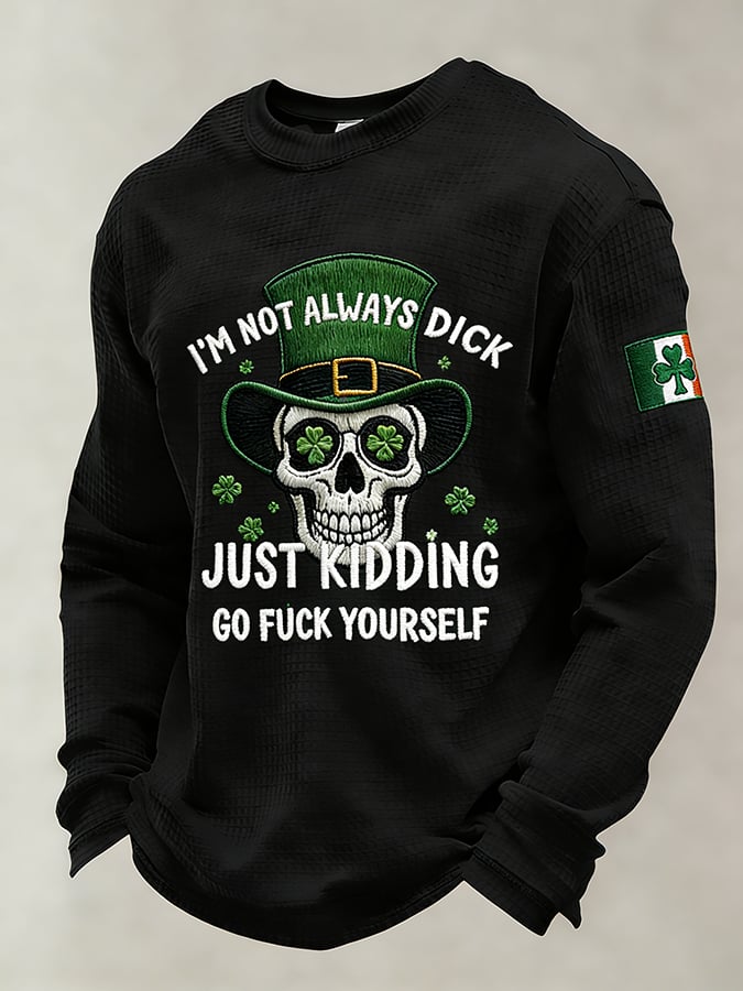 Men's Saint Patrick's Day Fun Printed Casual Top