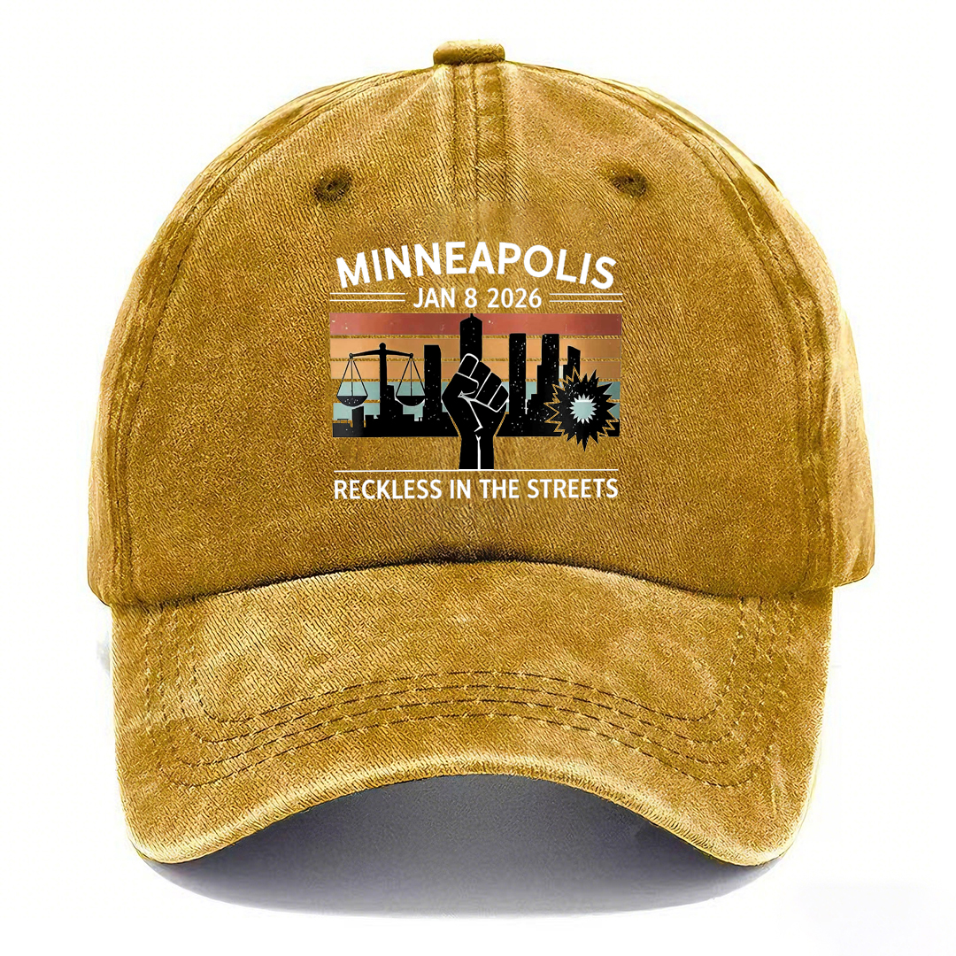 Unisex Justice For GOODness Printed Casual Hat