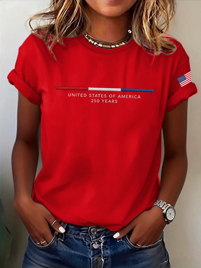 Women's America 250th Anniversary  T-shirt