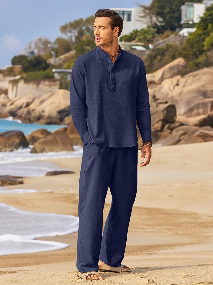 Men's casual two piece suit