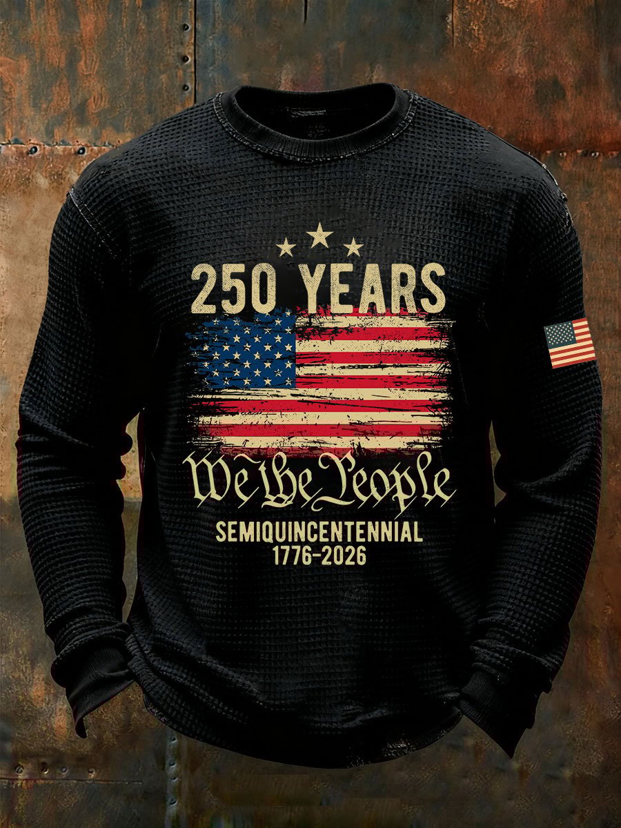 Men's 250th Anniversary Printed Casual Top