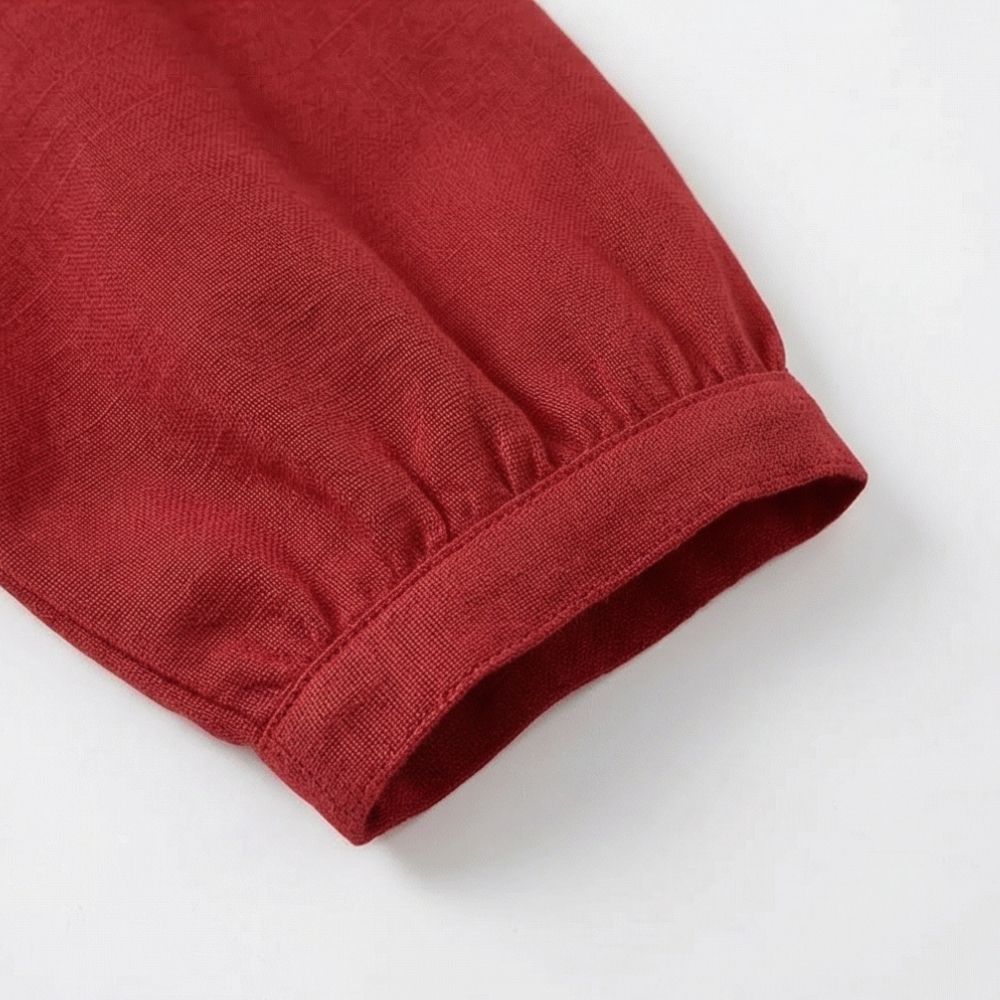 Women Short Sleeve Crew Neck Button Spring Loose Going Out Casual Top