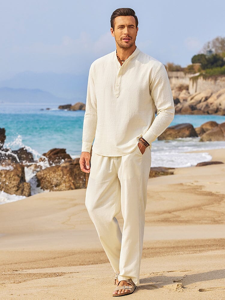 Men's casual two piece suit