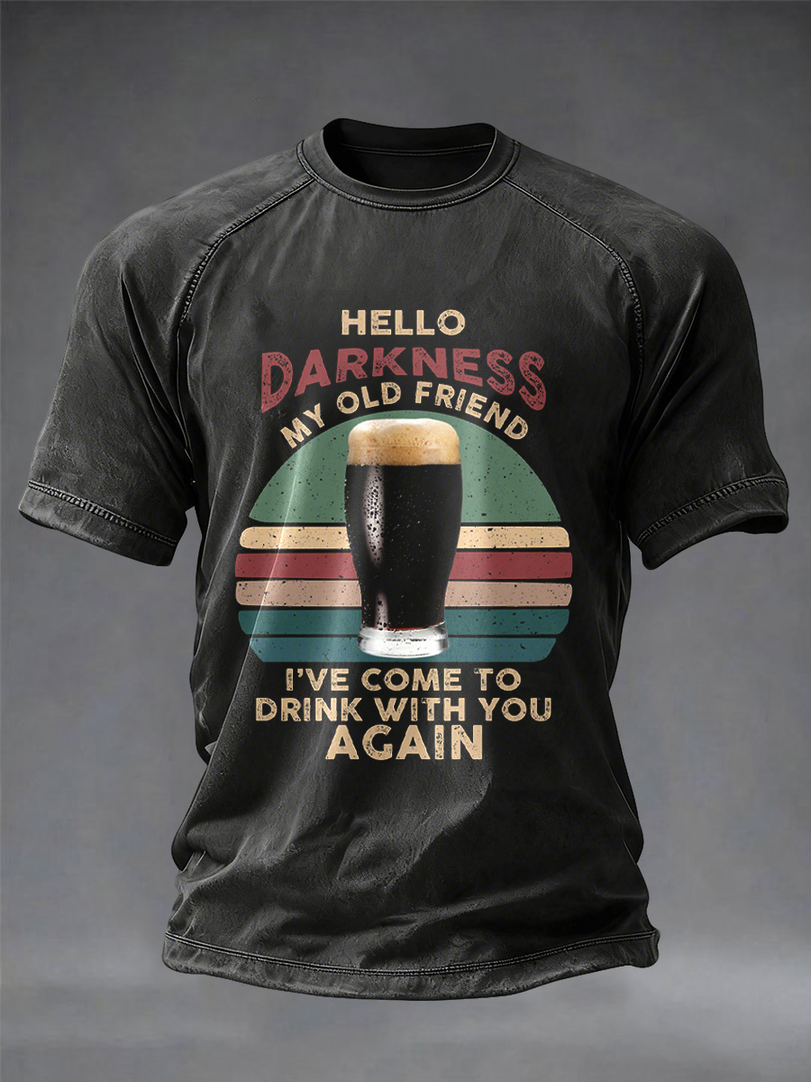 Men's Hello Darkness My Old Friend T-shirt
