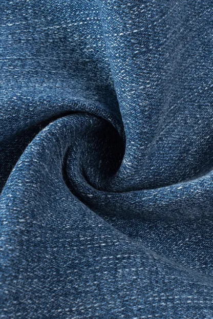 American Flag Star Graphic Straight Jeans