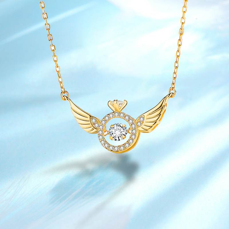 💎„A bölcsesség szárnyai” – ezüst nyaklánc a belső erő jelképe 💖