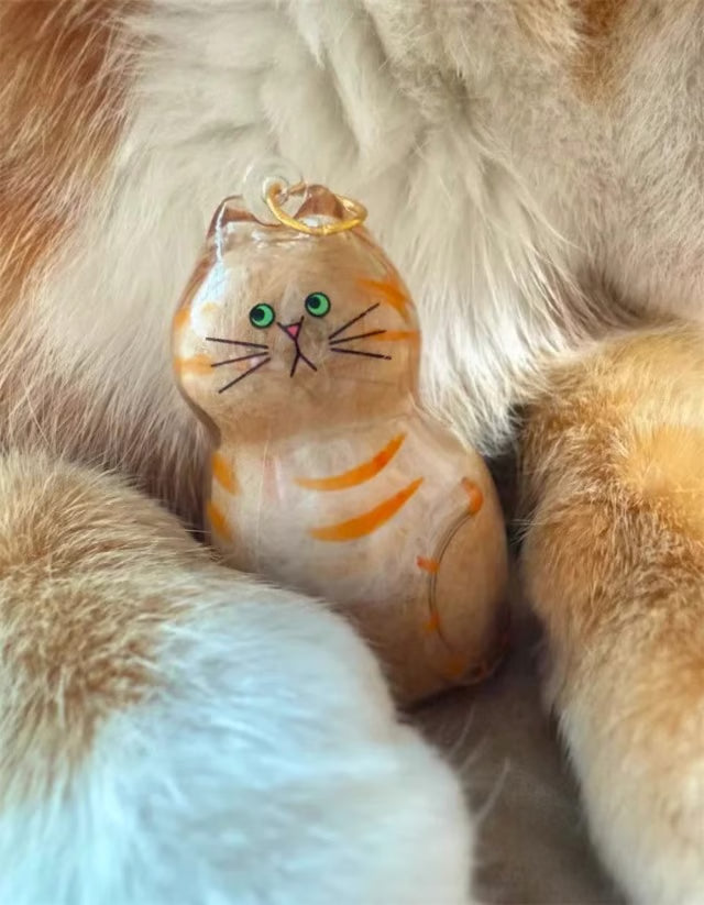 🐾🐶🐱 Átlátszó Kisállat Szőr Emlék Kapszula Kulcstartó 💕