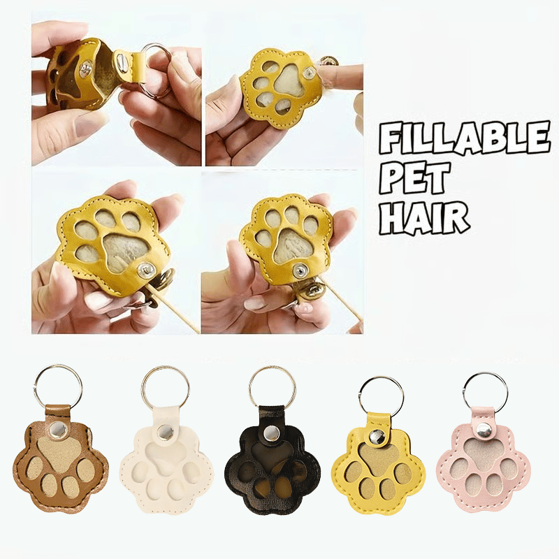 🐾 Bőr kulcstartó állati mancs formában – mindig magadnál tarthatod őket 💕🔑