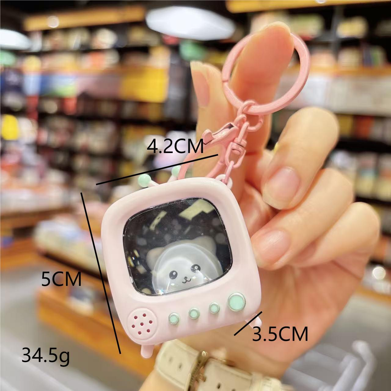 🐱Aranyos digitális kisállat kulcstartó – interaktív mini társ! ✨💖