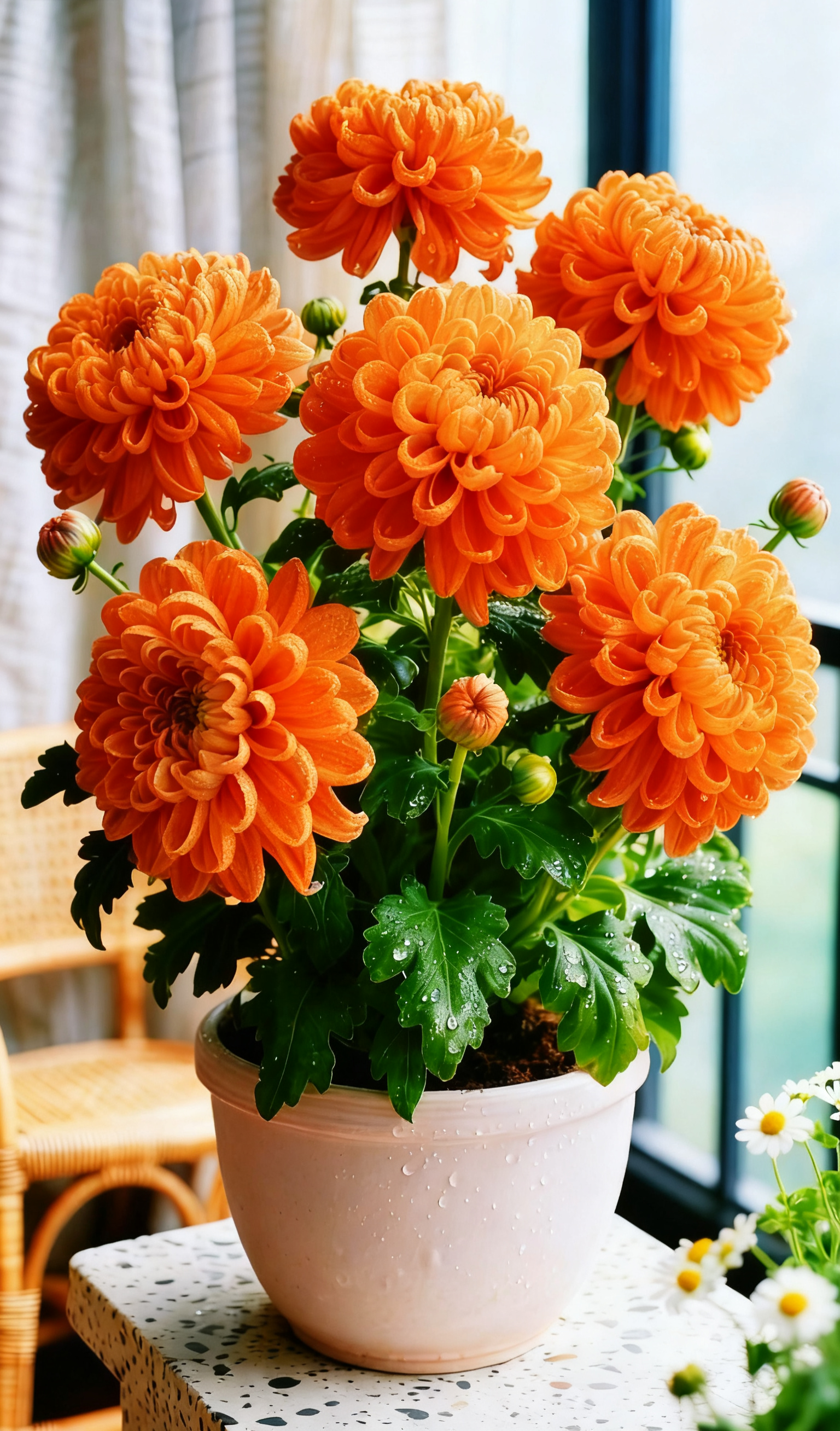 🌸 Gefüllte Chrysanthemen – blühen wie ein Luxus, das ganze Jahr über 🌸