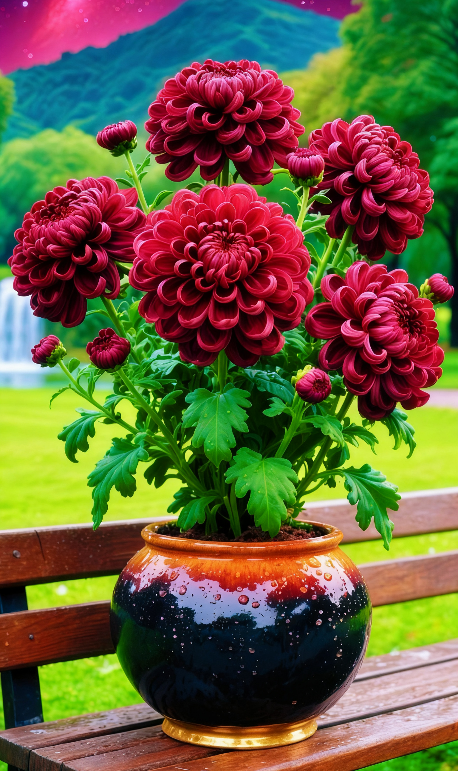 🌸 Gefüllte Chrysanthemen – blühen wie ein Luxus, das ganze Jahr über 🌸