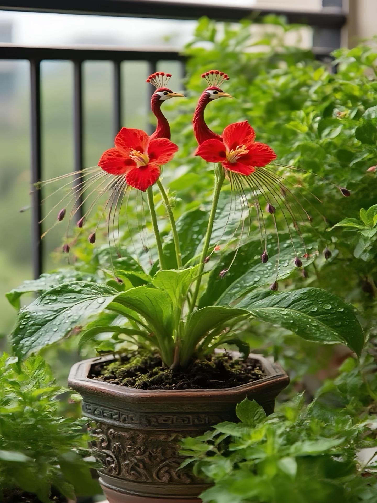 🔥 New Arrival Alert 🌺 Peacock Flower Seeds ✨ Easy to Grow