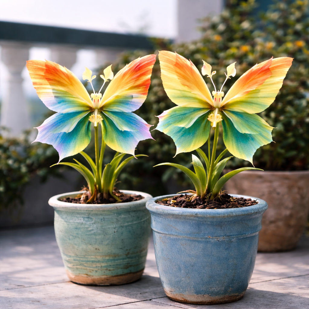 🦋Семена от лилия Butterfly Spider Lily - Елегантни цветя с крила на пеперуда за вашата градина