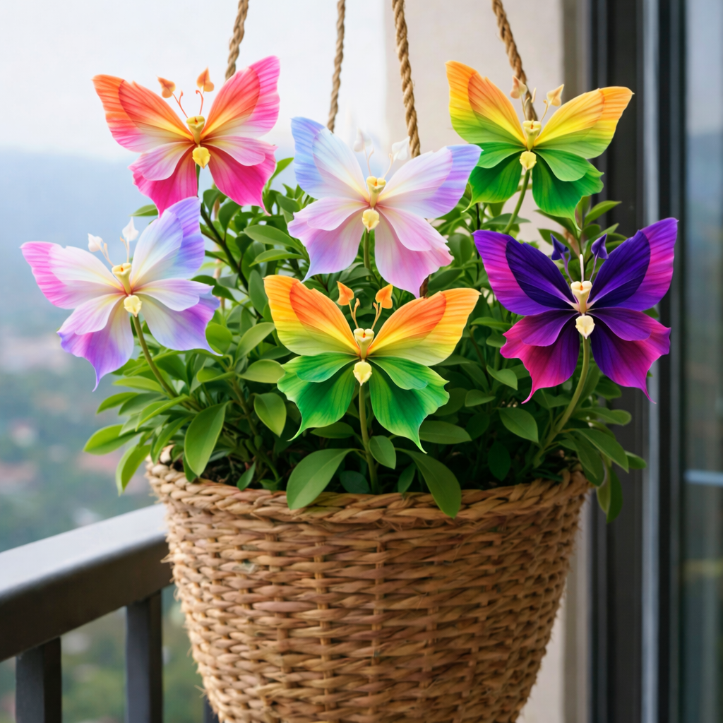 🦋Семена от лилия Butterfly Spider Lily - Елегантни цветя с крила на пеперуда за вашата градина