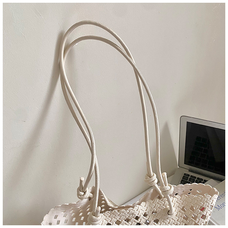 Openwork Woven Bag