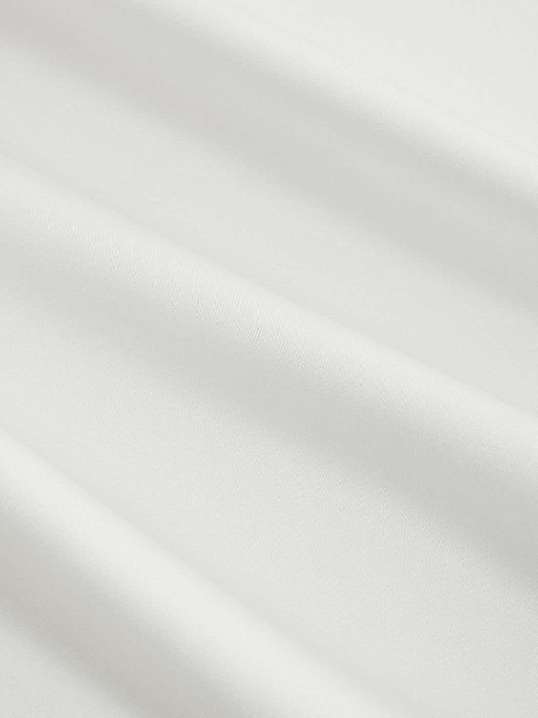 Elegant White Satin Fitted Waist Blouse