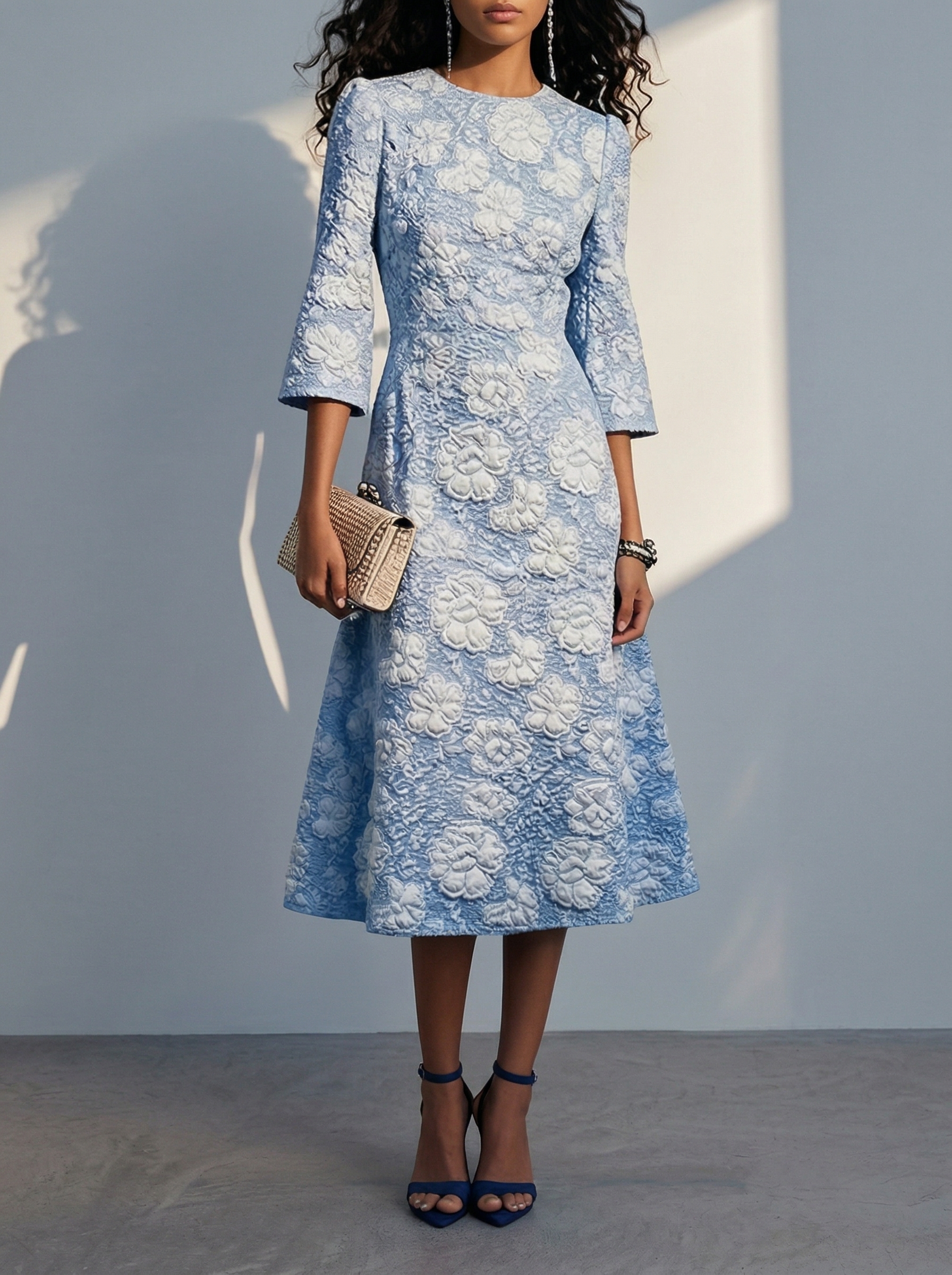 Elegant Slim Fitting Hip Length Knee Length Versatile Dress