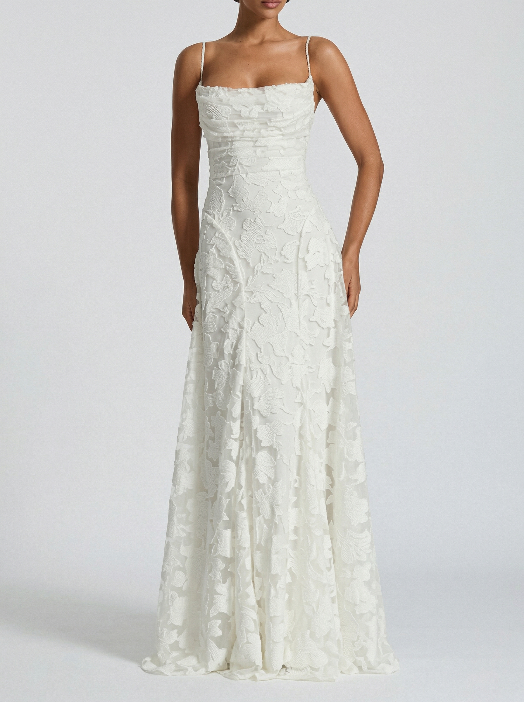 Sexy Suspender Chiffon Backless Dress