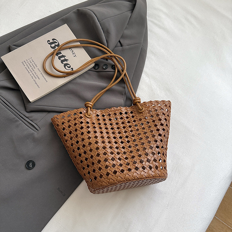 Openwork Woven Bag