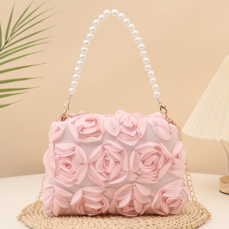 3d Rose Flower Pearl 3d Rose Flower Pearlbag