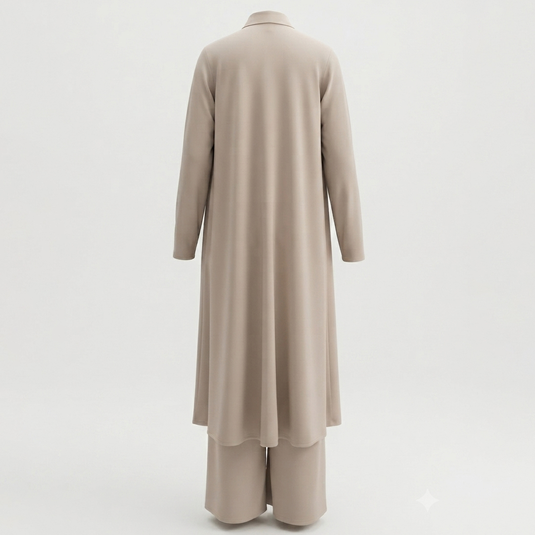 Elegant Three-piece Set: Three-quarter Sleeve Cardigan + Long-sleeved Top + Trousers
