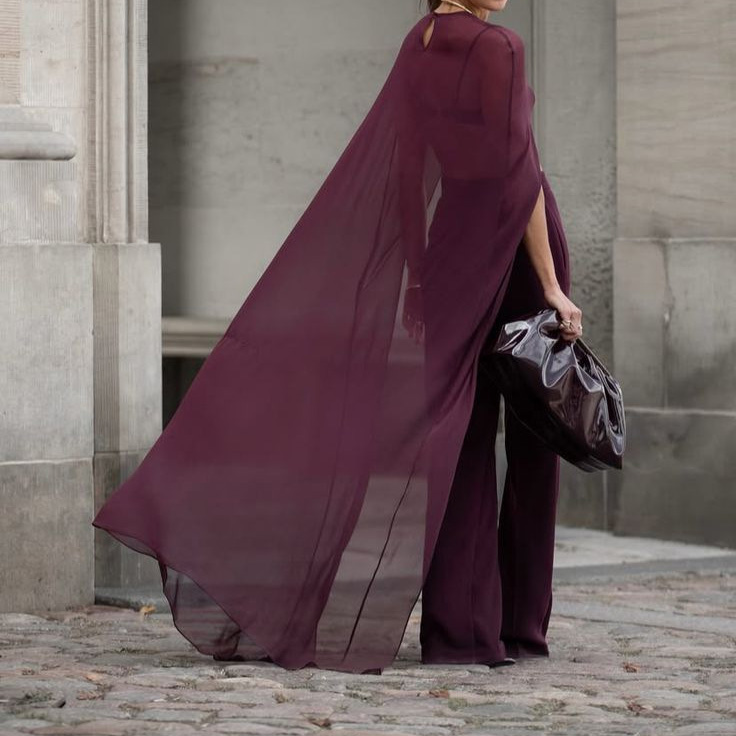 Elegant Bridal Ball Thin Sexy Sheer Chiffon Sleeveless Shawl With Flowing Ribbons Long Cover-up Cape