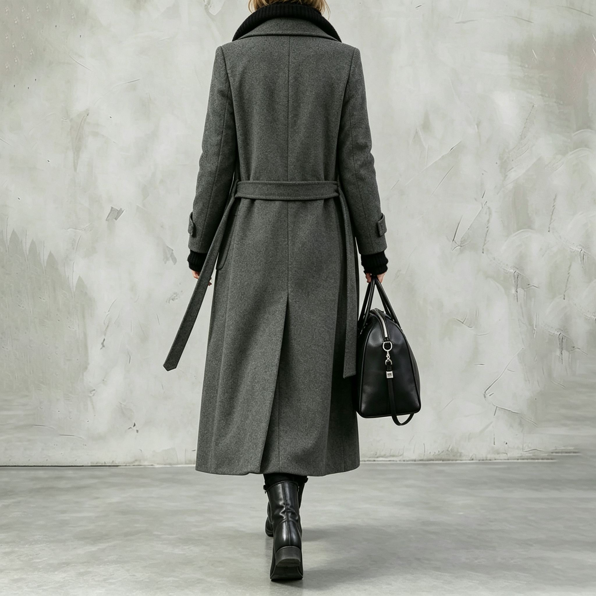 Elegant Wool L.ong Coat