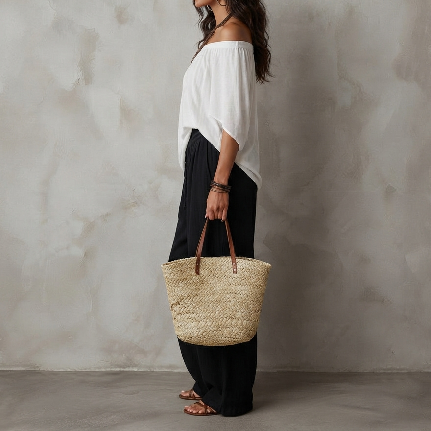 Retro Two-piece Set Wide-leg Pants + Off-the-shoulder Top
