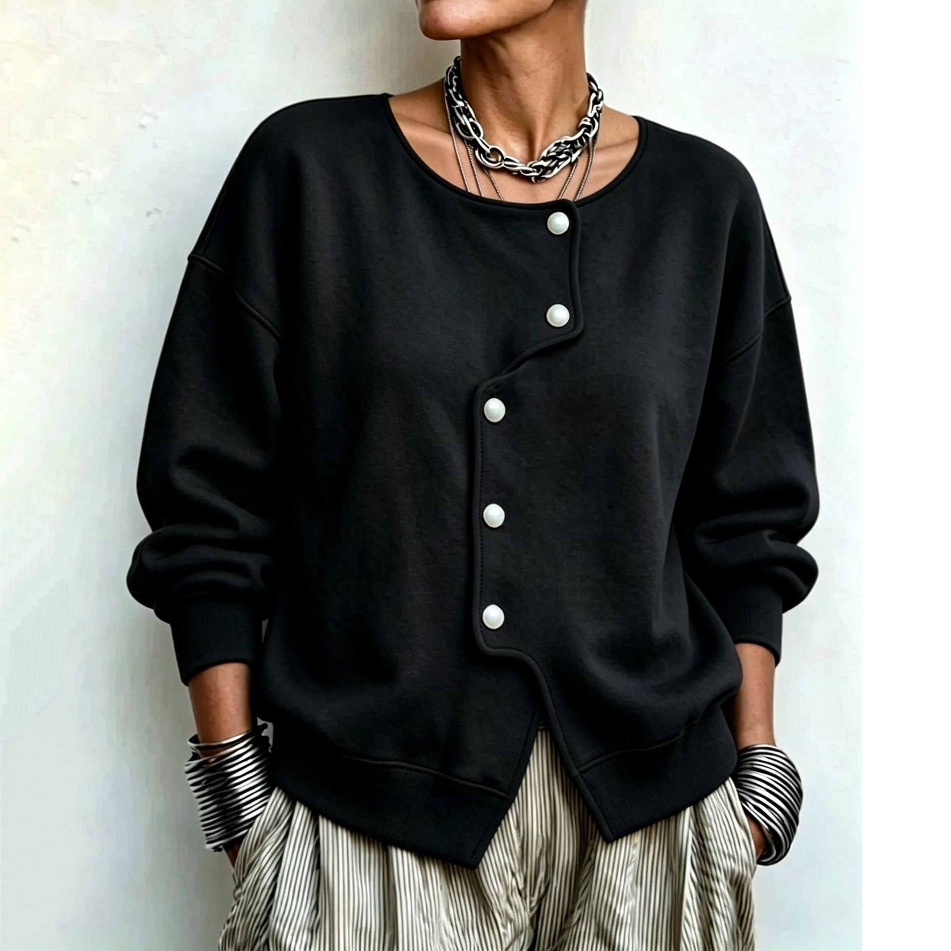 Women's Fall Winter Cozy Elegant Leopard Corduroy Top